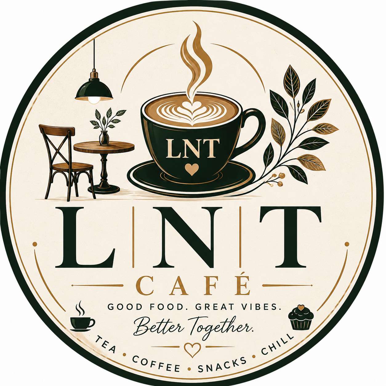 LNT CAFE TEA BENCH